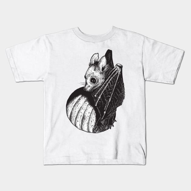 Bat papaya Kids T-Shirt by ArtbyGraves